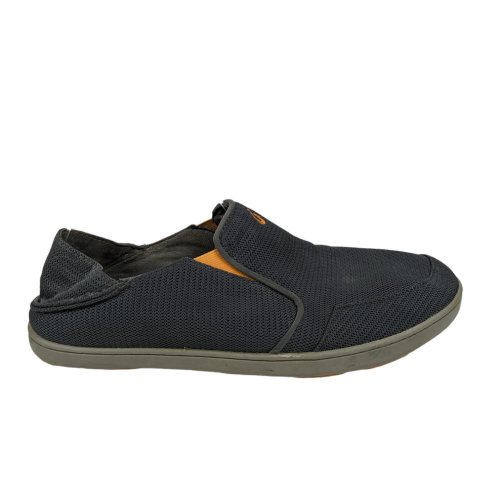 OluKai Sneakers 10.5 Gray Lightweight Mesh Cushioned Sole Pehuea Slip On Shoes